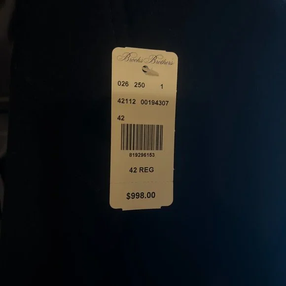 Brooks Brothers Wool Storm System Town Coat/ Overcoat - BRAND NEW